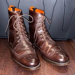 Dalton Wingtip Boots Leather